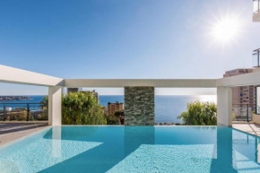 CIPRIANI-Perle rare vue mer proche Monaco, piscine, parking